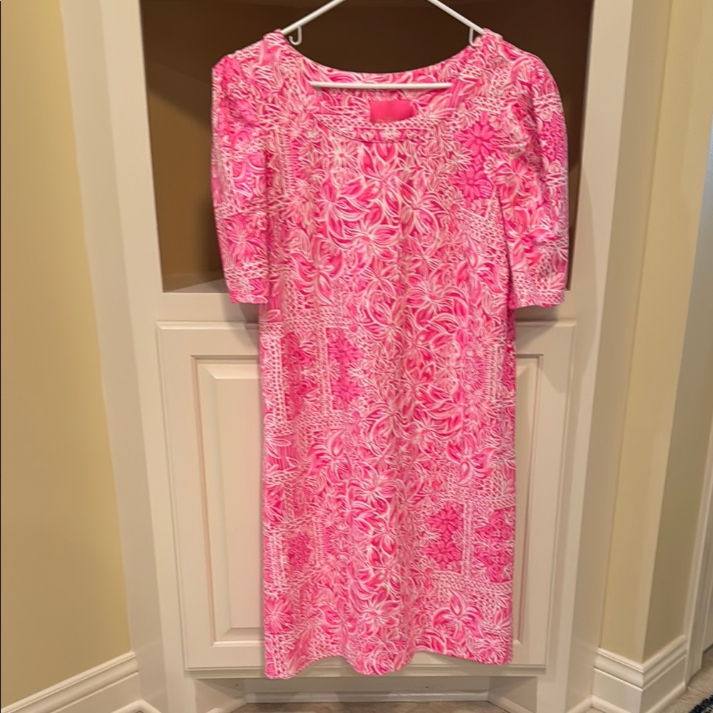 Lilly Pulitzer Pink Floral Dress